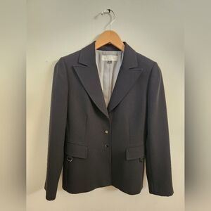 Tahari ASL Women's Suit Jacket Blazer Career Black‎ Size 4 Petite